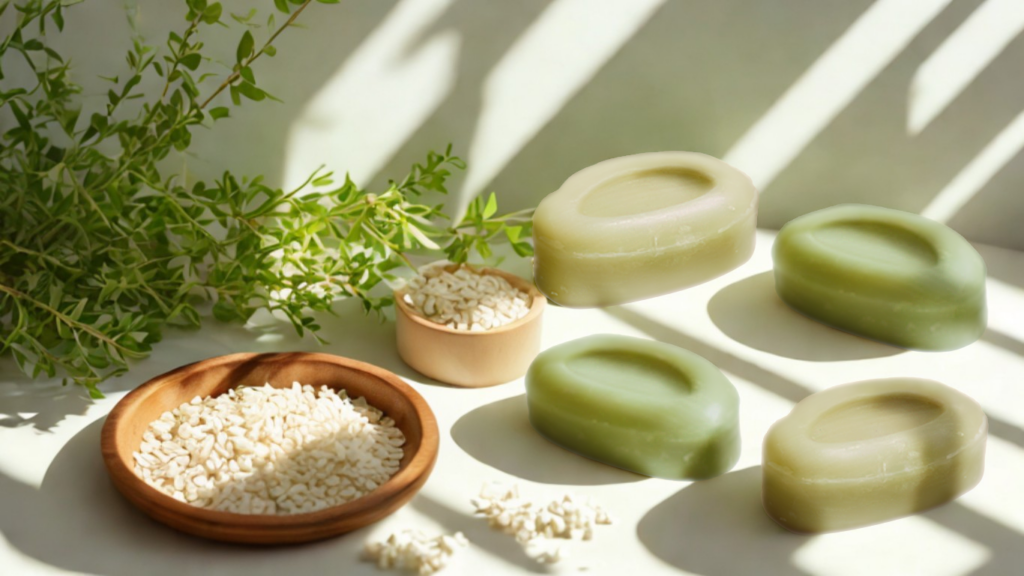 Organic Soaps - Neem Soap and Rice Soap from Botanic Organic